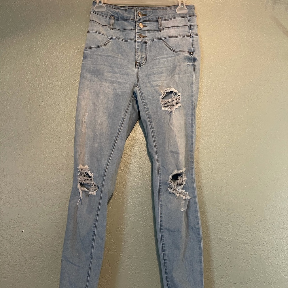 Refuge Women’s High Rise Skinny Jeans 4